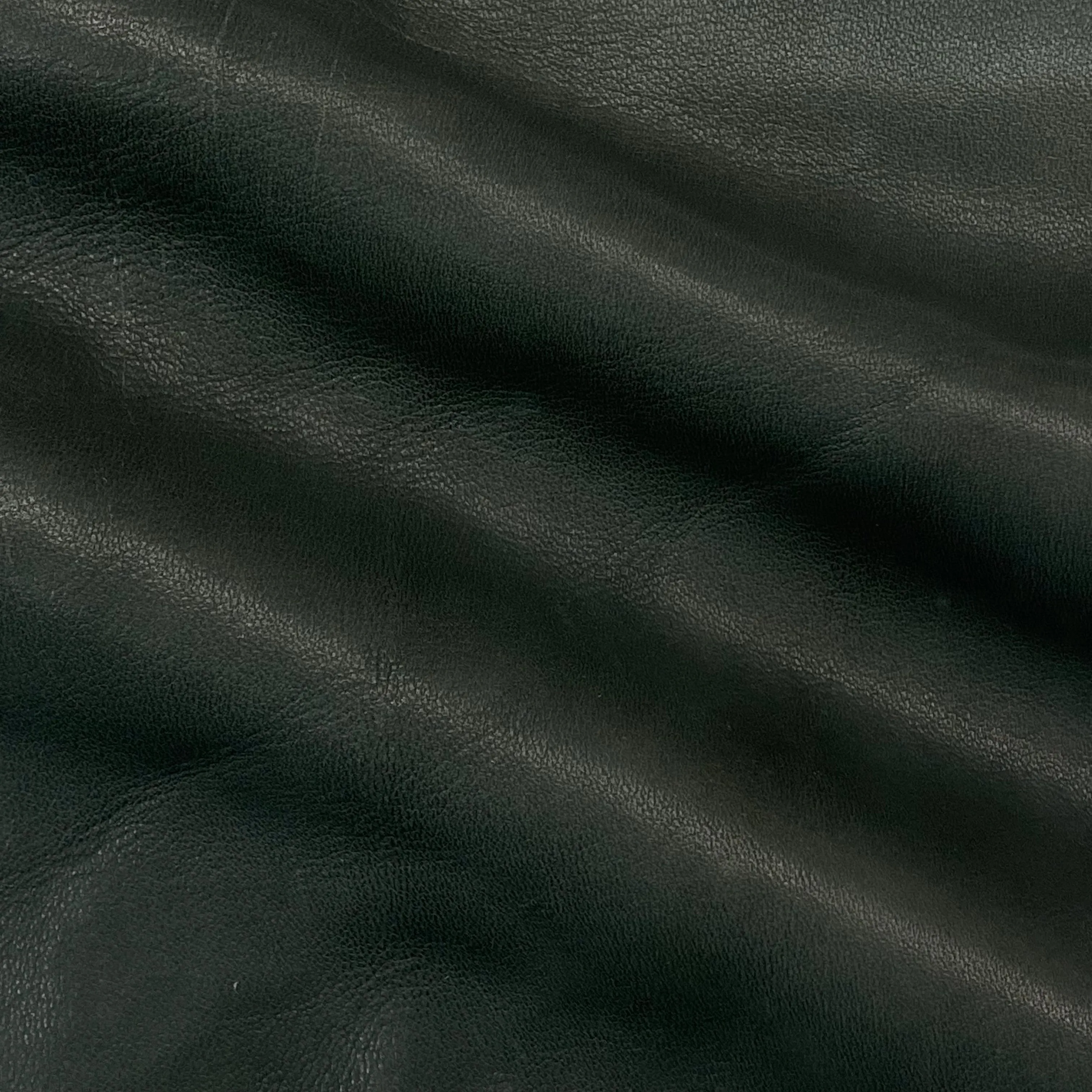 3oz (1.4mm) Cow Leather- Sea Kelp Green (per square foot)