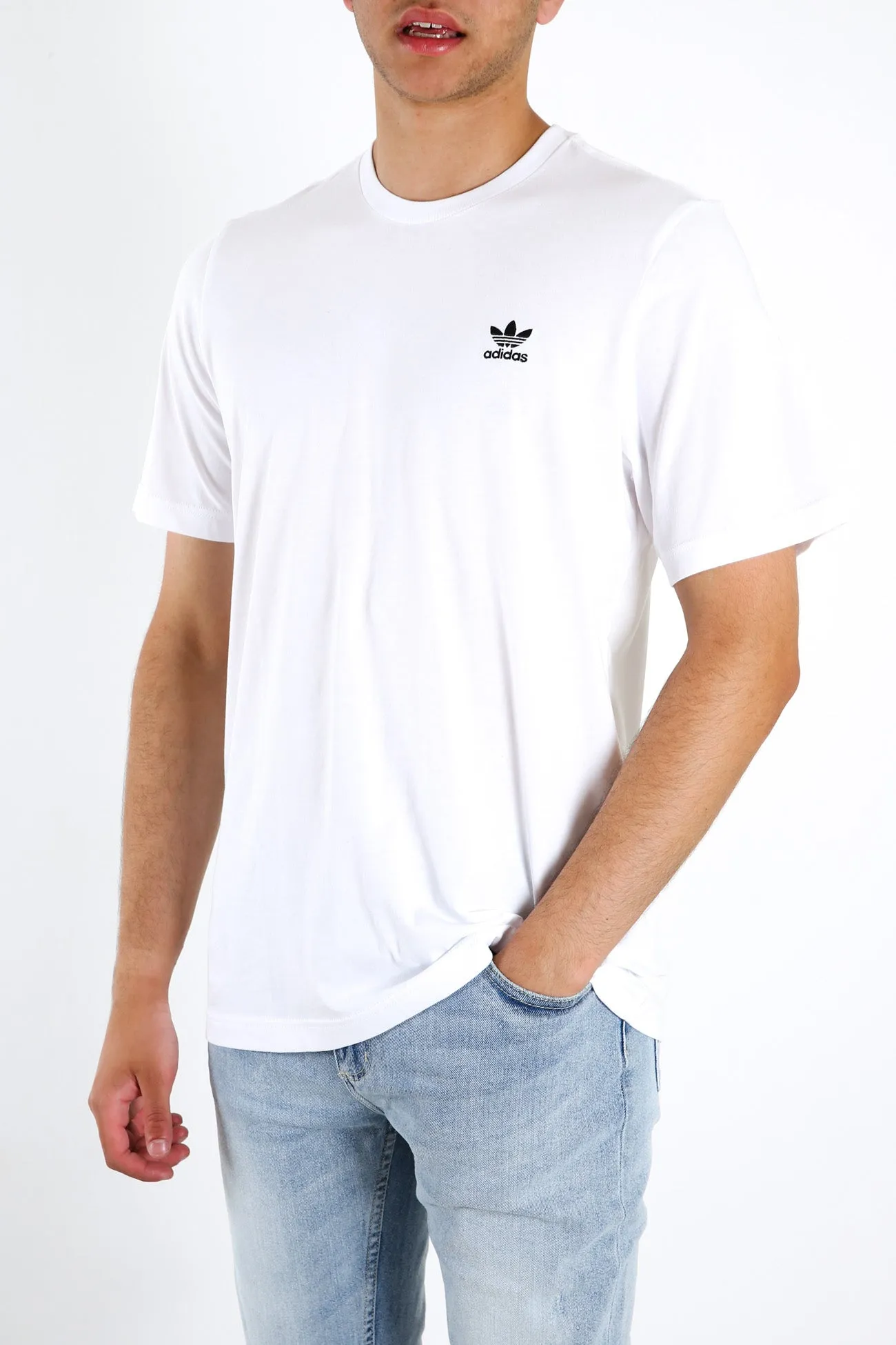 Adicolor Essentials Trefoil Tee White