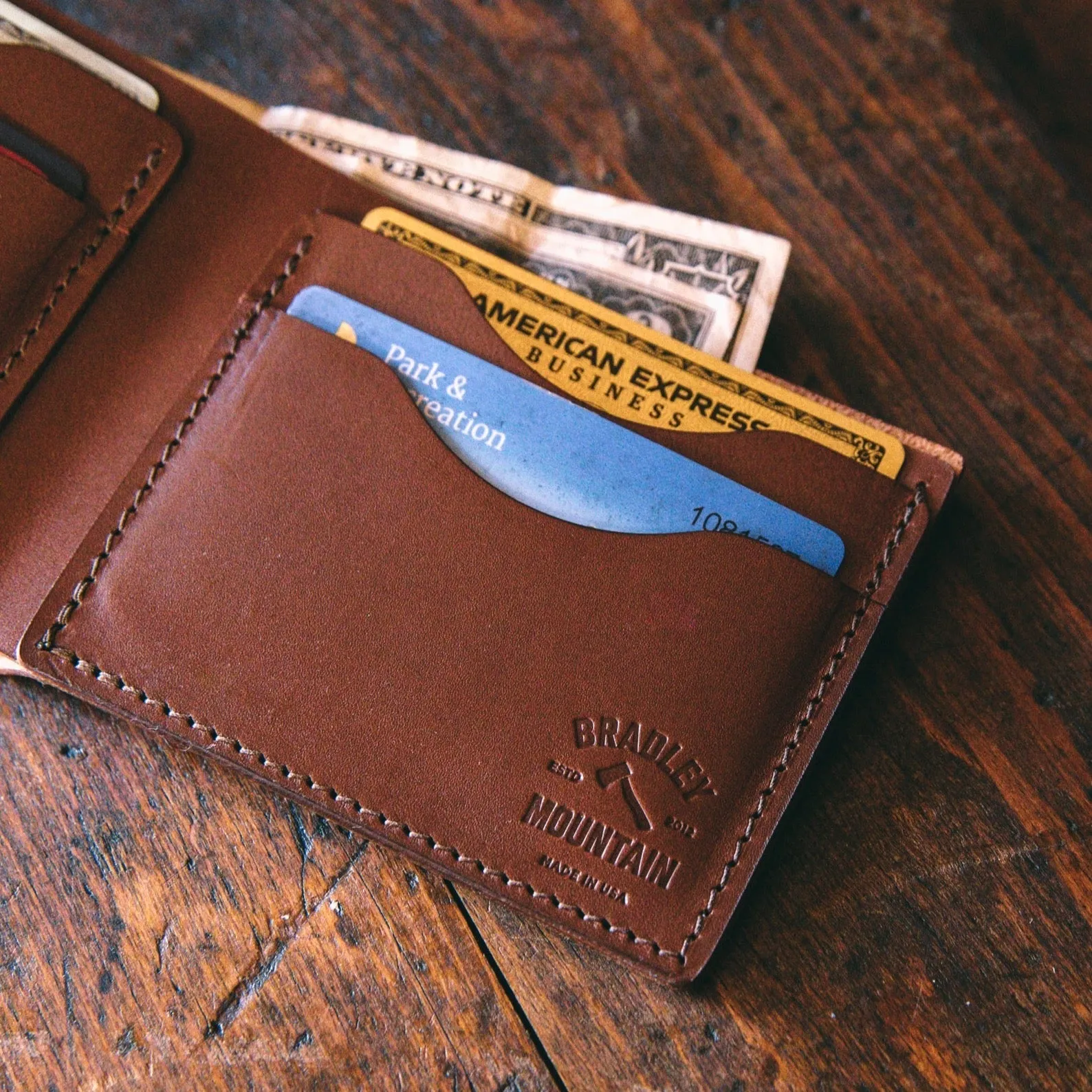 Adventure Billfold Wallet - Brown