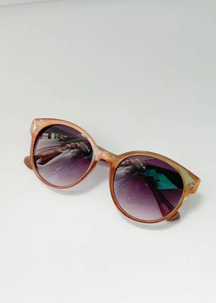 AJ Morgan I Catalina Modern Lennon Sunglasses-Brown