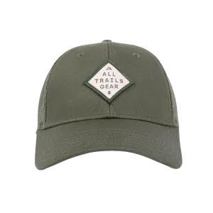 AllTrails Gear Badge Hat - Olive Green