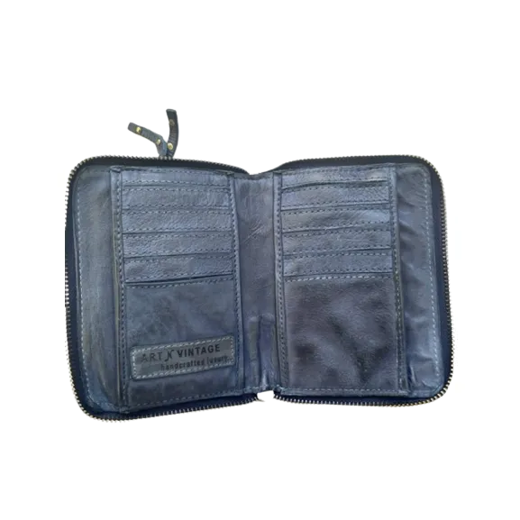 Art N' Vintage - Portsea Purse Wallet Navy