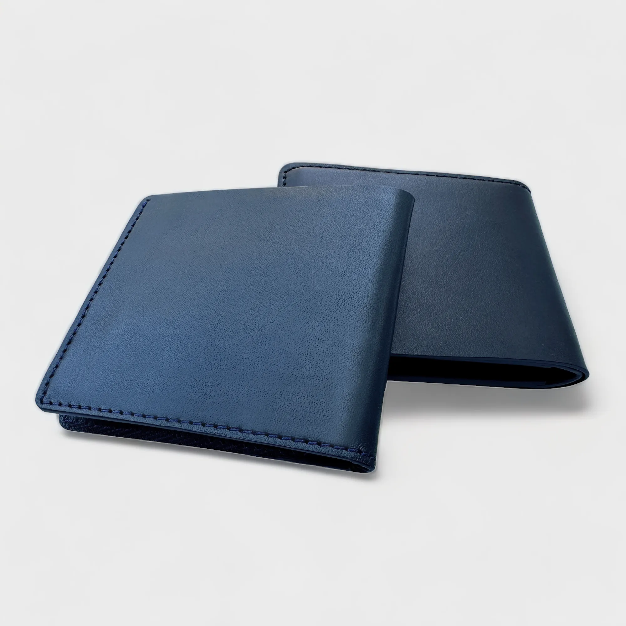 Bifold Wallet - Navy Bridle