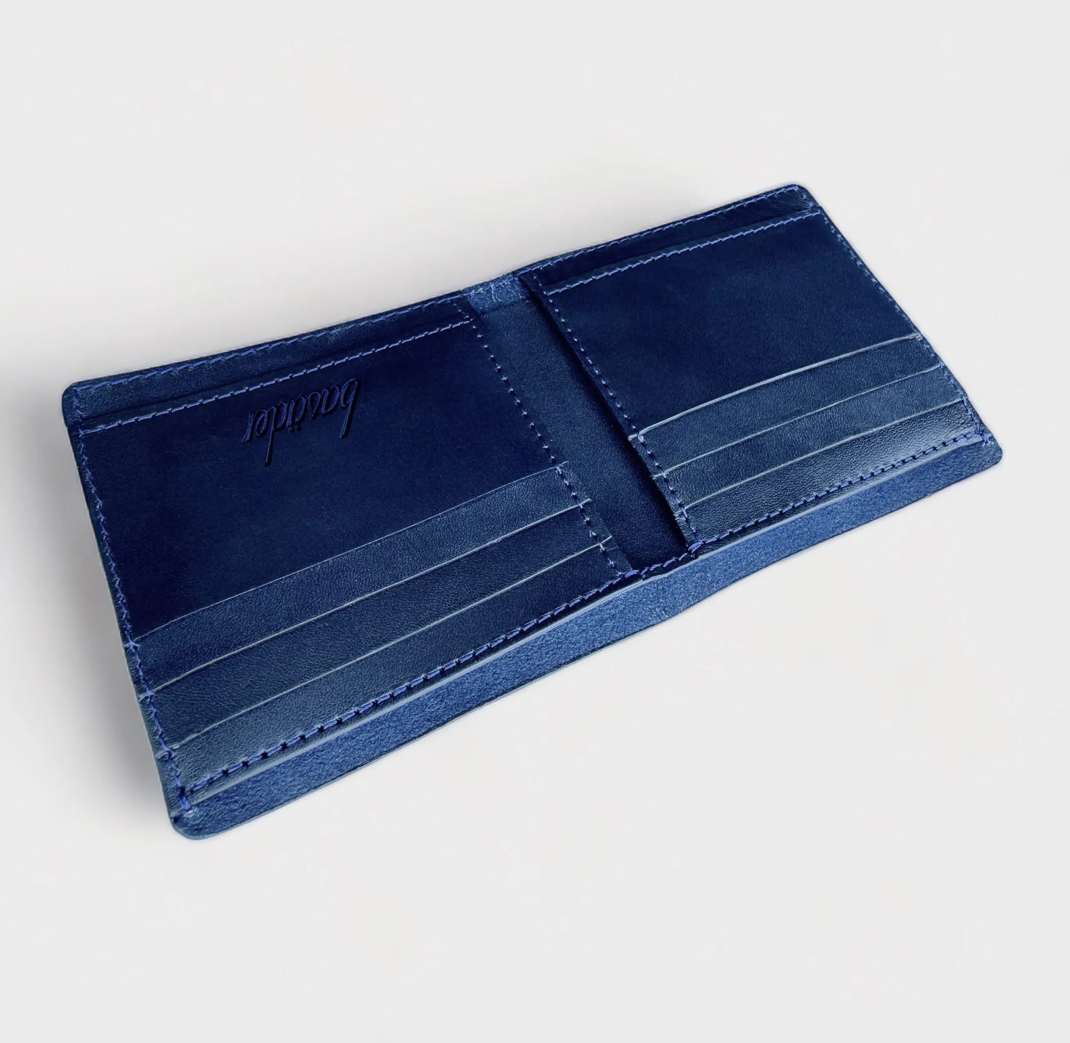 Bifold Wallet - Navy Bridle