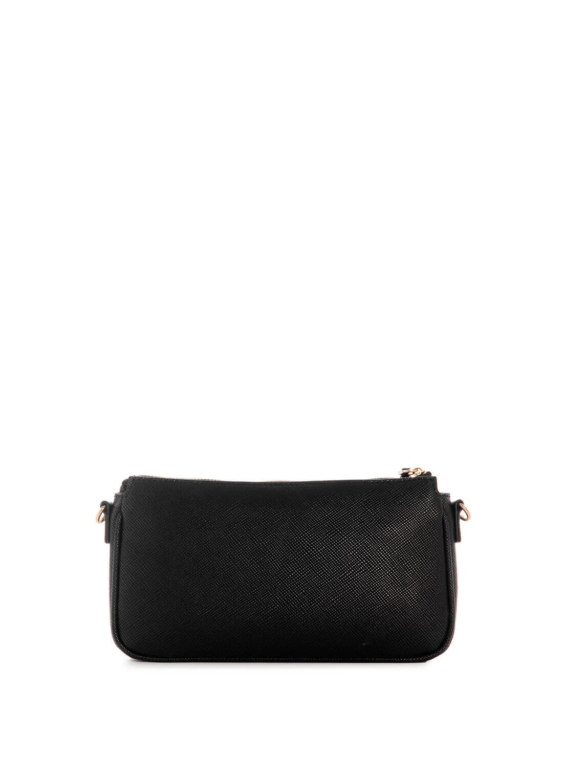 Black Noelle Double Crossbody Pouch Bag