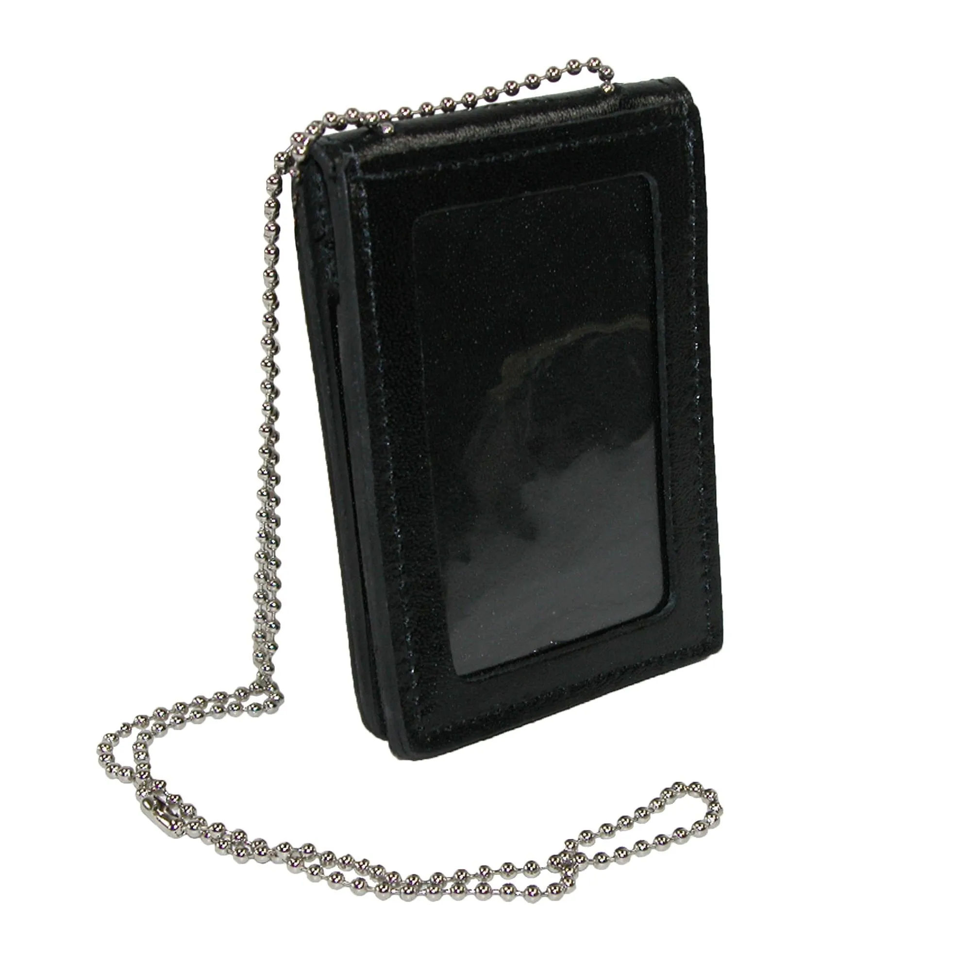 Boston Leather Leather Deluxe ID and Badge Holder Wallet