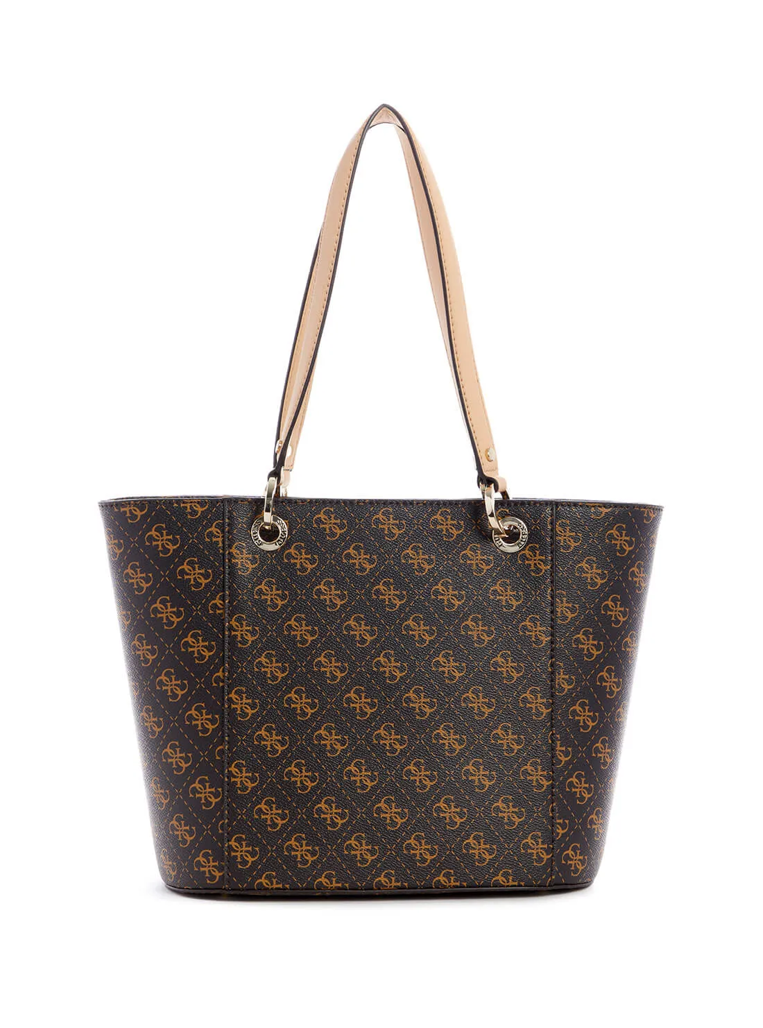 Brown Noelle Logo Small Elite Tote Bag