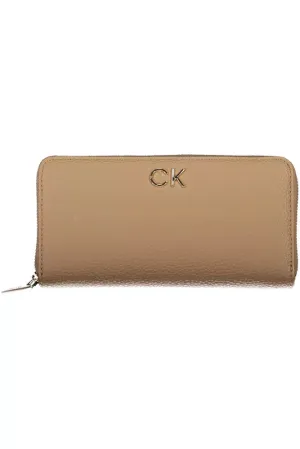 Calvin Klein Beige Polyester Women Wallet