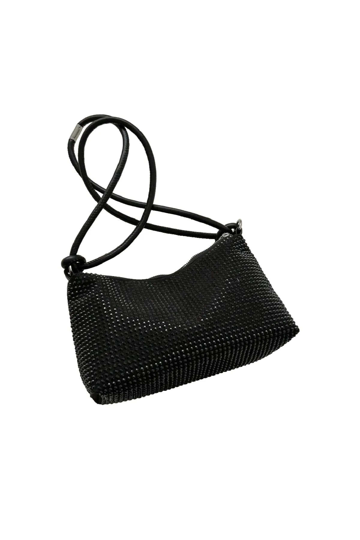 Christina Rhinestone Bag (Black)