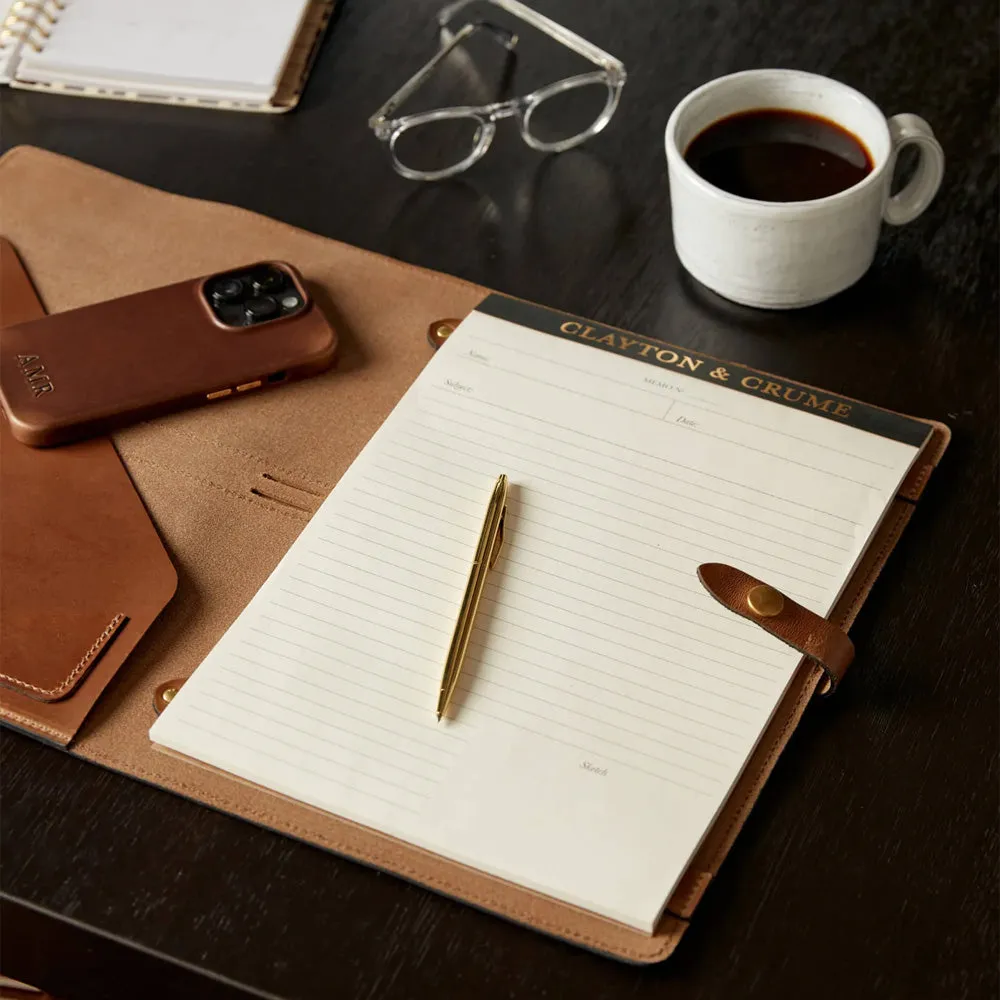 Clayton & Crume Leather Padfolio