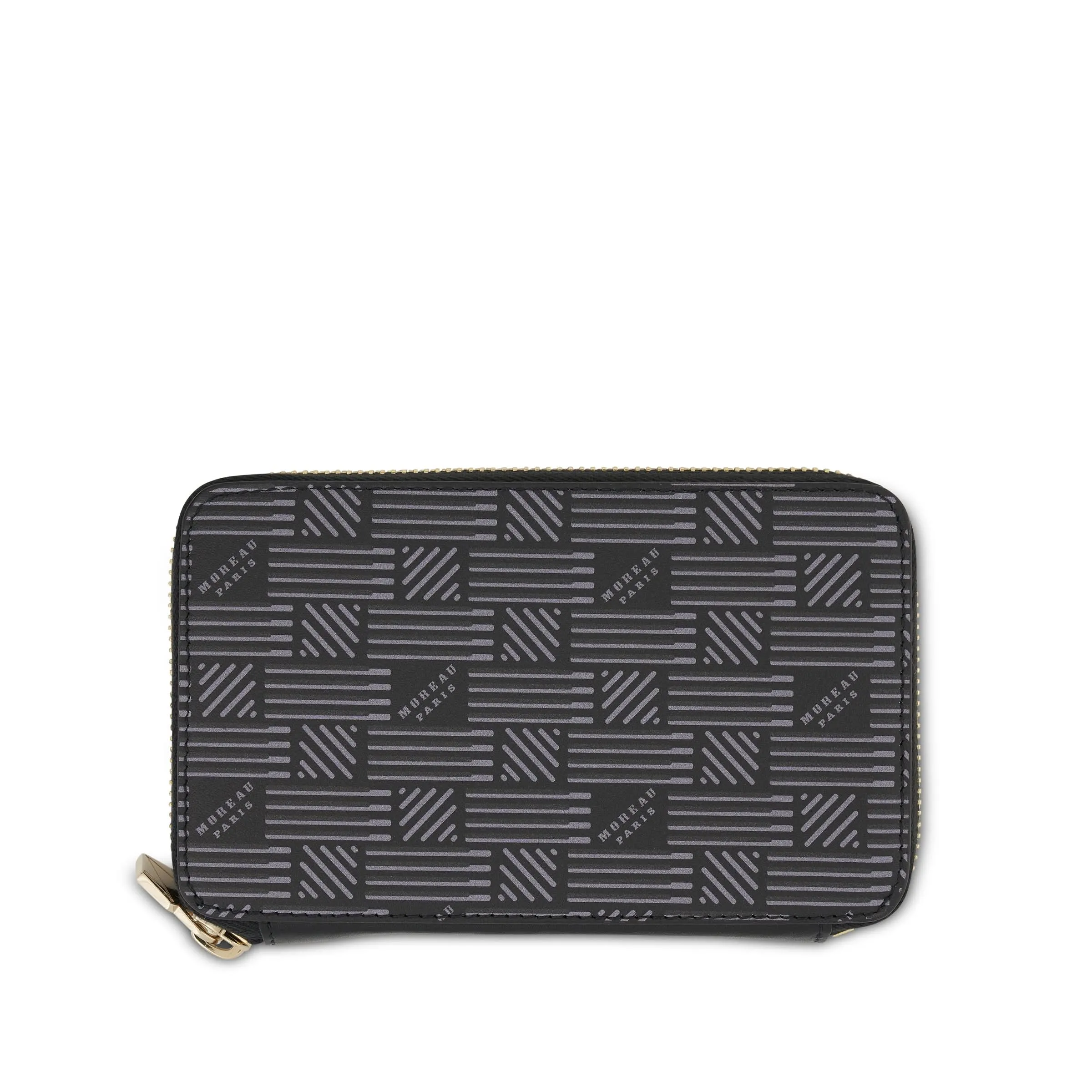 Continental Zip Wallet in Black