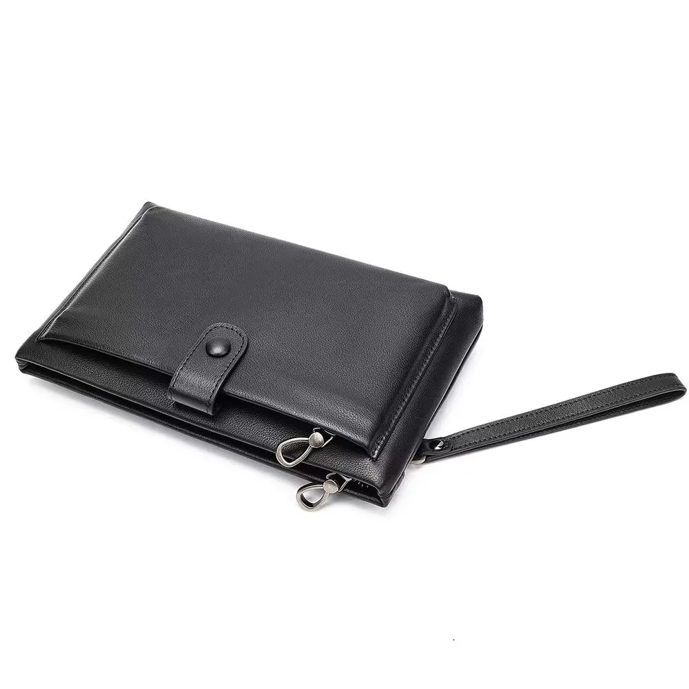 CowhideLuxe Retro Flap Handbag Clutch