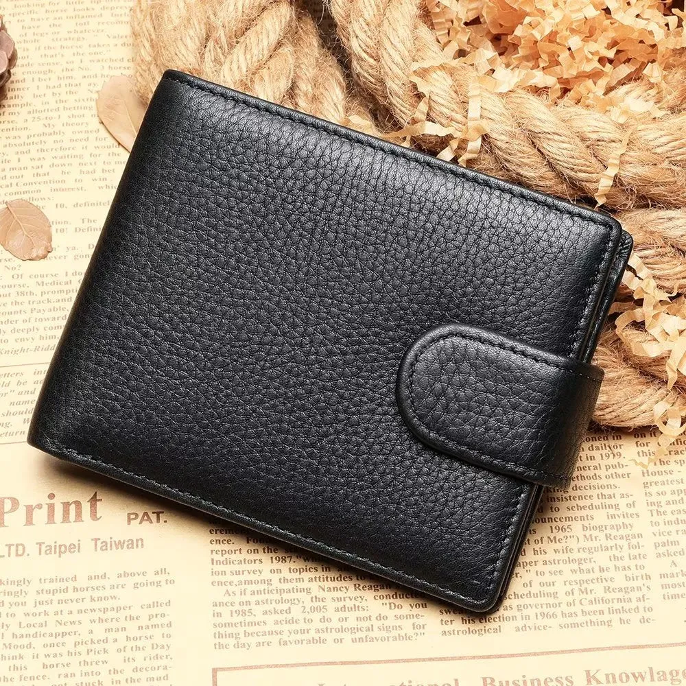 CowLuxe Buckle Closure Short Wallet