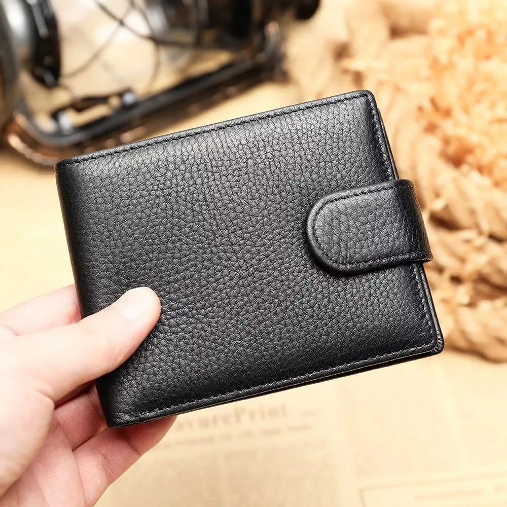 CowLuxe Buckle Closure Short Wallet