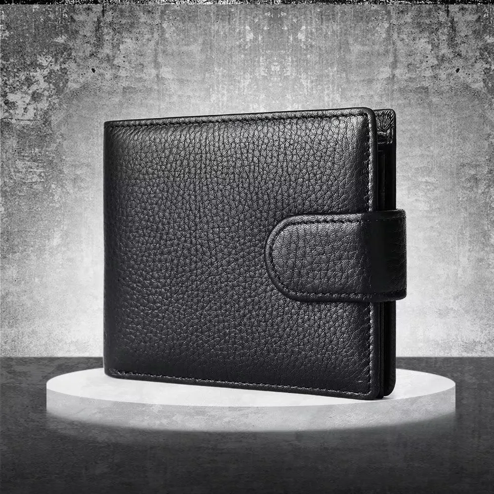 CowLuxe Buckle Closure Short Wallet