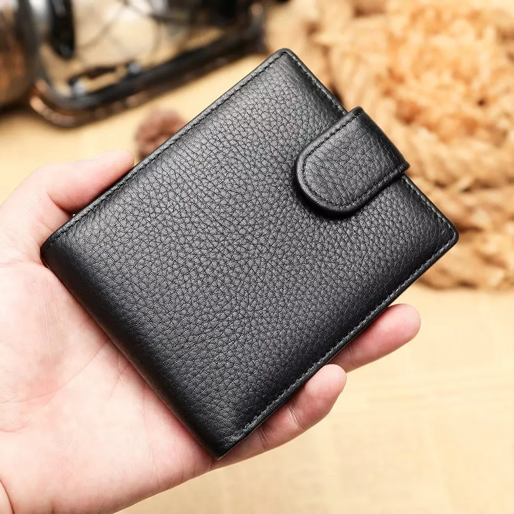 CowLuxe Buckle Closure Short Wallet