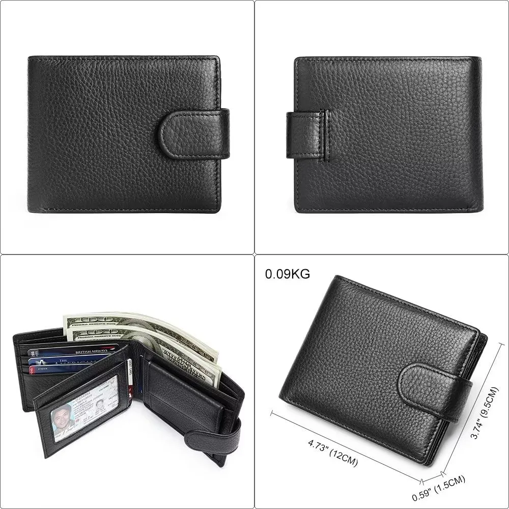 CowLuxe Buckle Closure Short Wallet