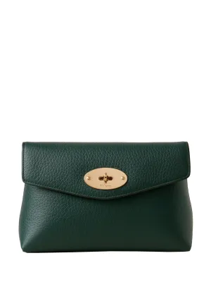 Darley Cosmetic Pouch Mulberry Green Heavy Grain