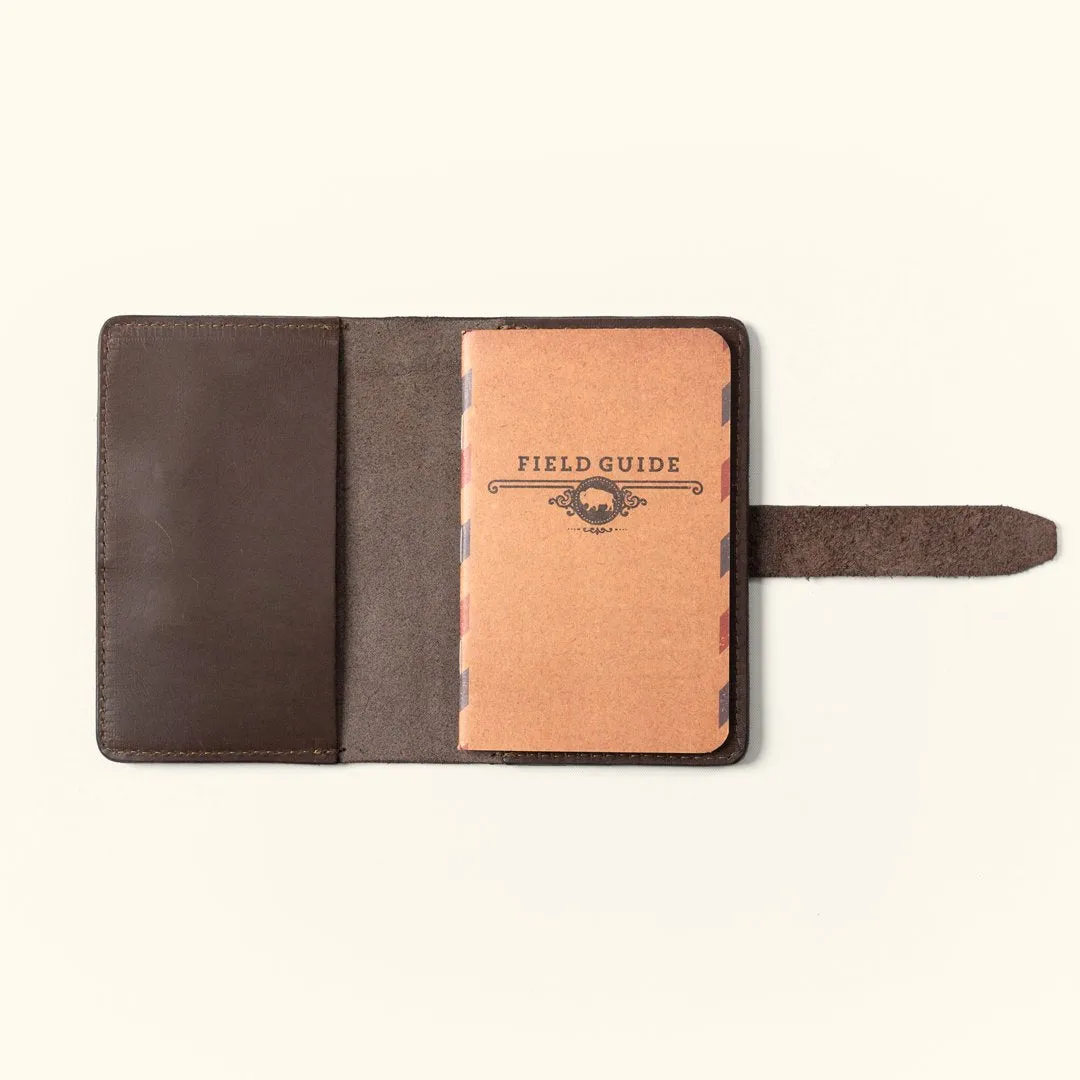 Denver Leather Journal Cover | Dark Briar