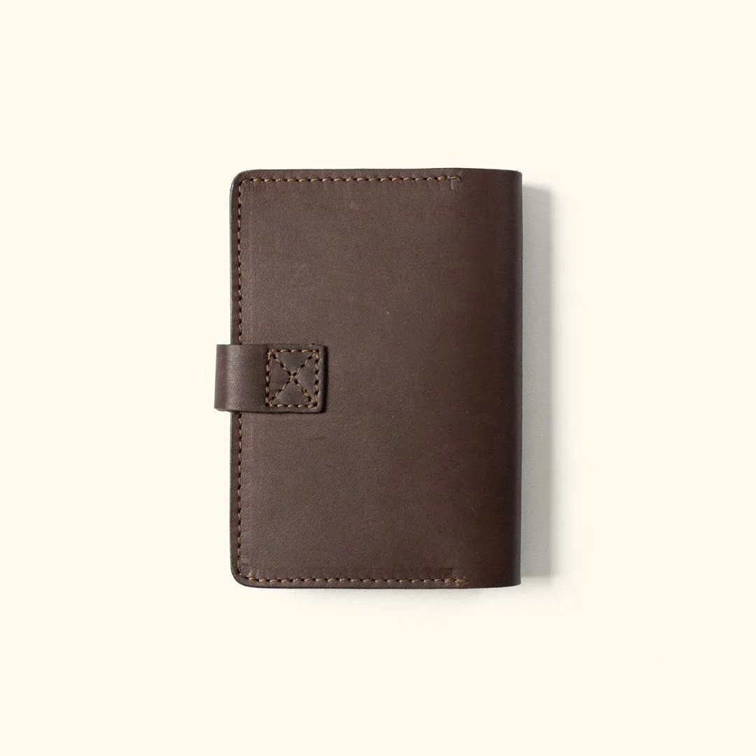 Denver Leather Journal Cover | Dark Briar