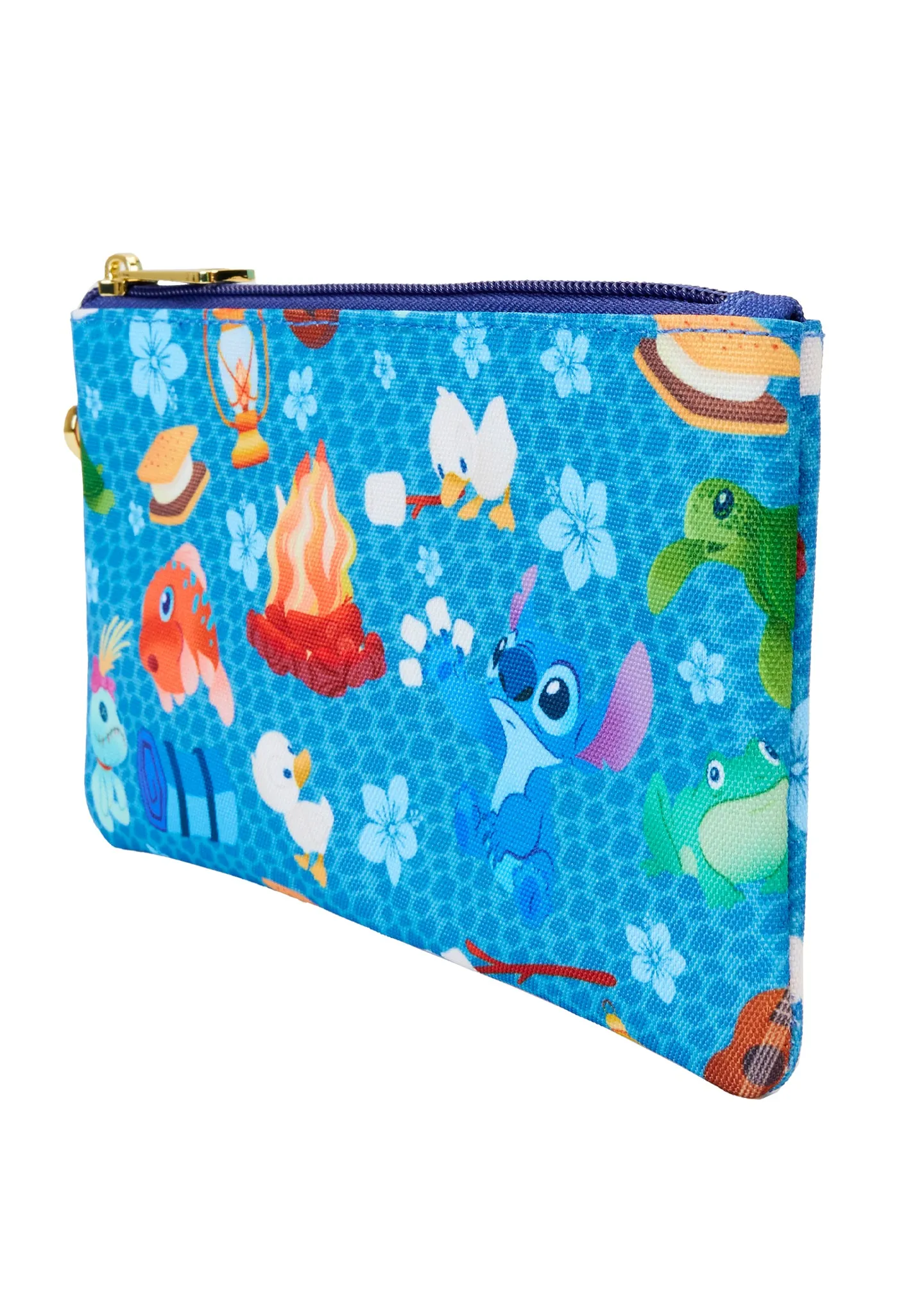 Disney Stitch Camping Cuties AOP Nylon Wristlet