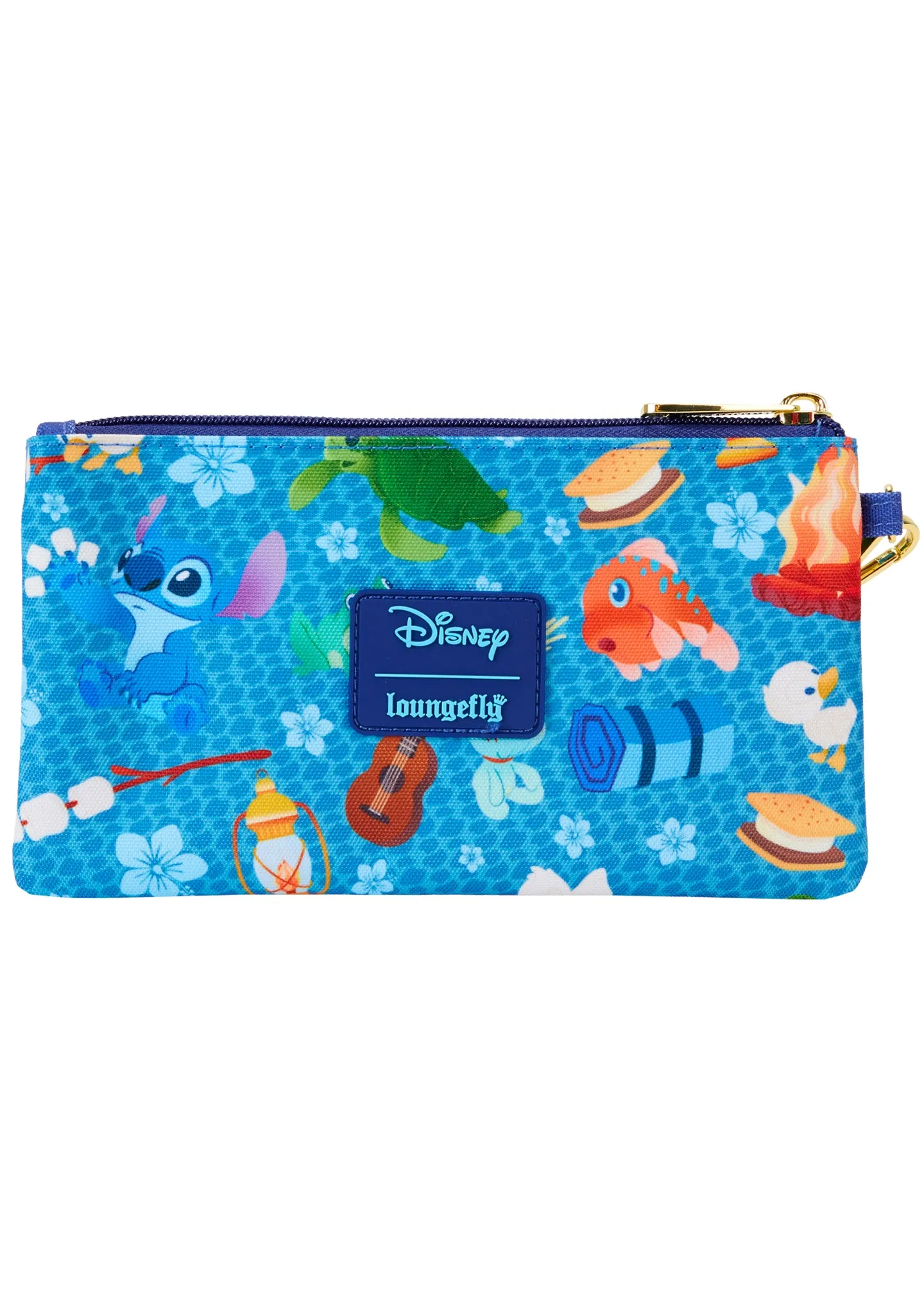 Disney Stitch Camping Cuties AOP Nylon Wristlet