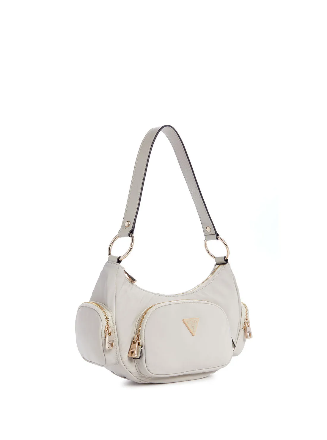 Eco White Gemma Shoulder Bag