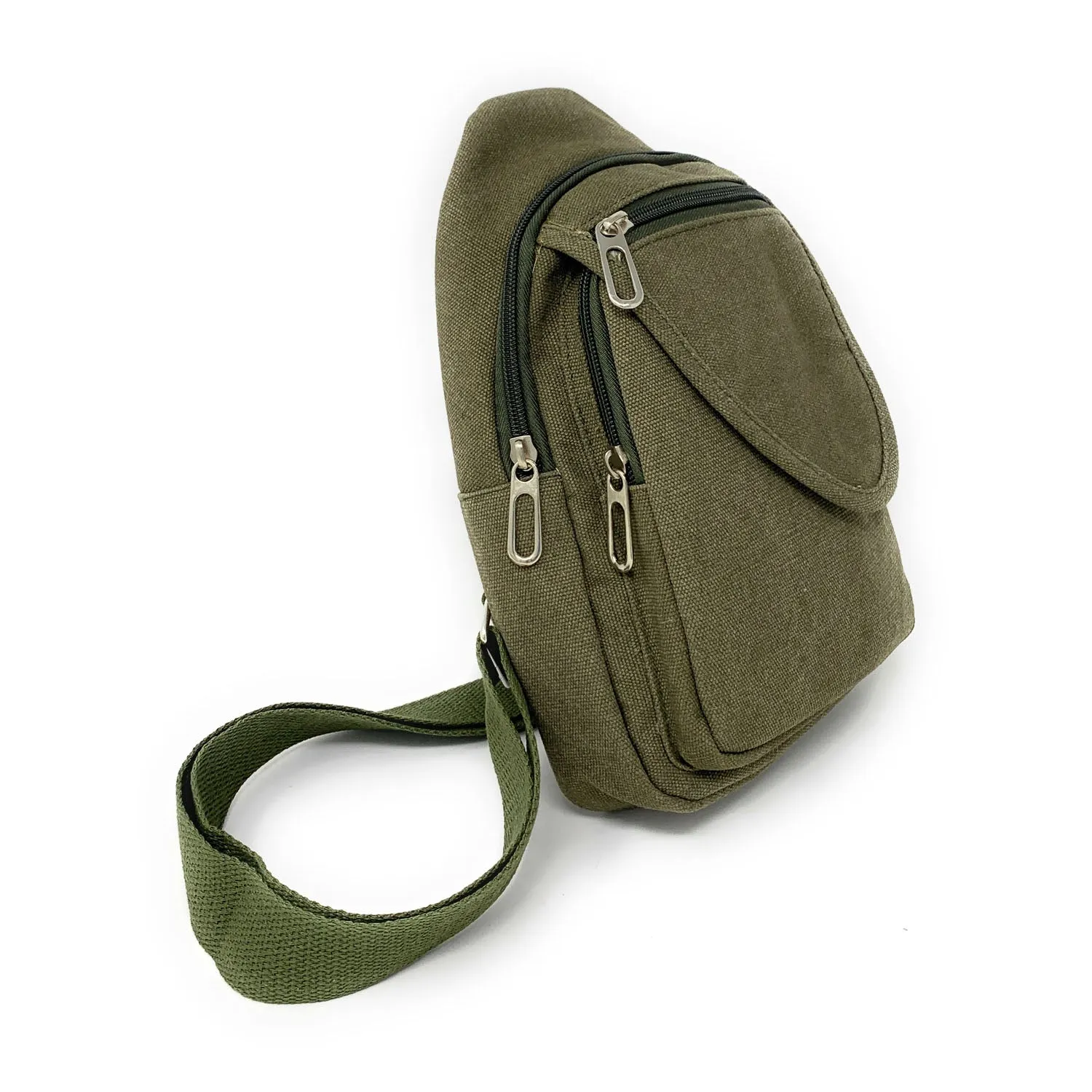 Empire Cove Canvas Cotton Crossbody Sling Bag Backpack Chest Shoulder Bag