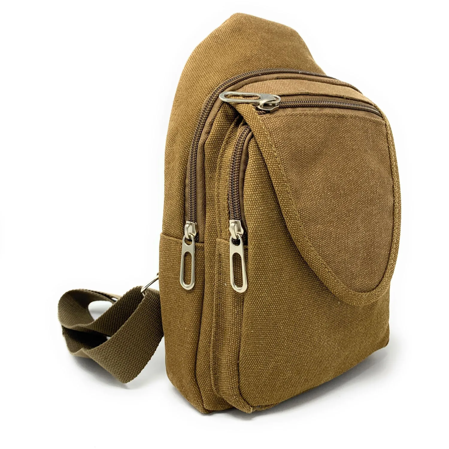 Empire Cove Canvas Cotton Crossbody Sling Bag Backpack Chest Shoulder Bag