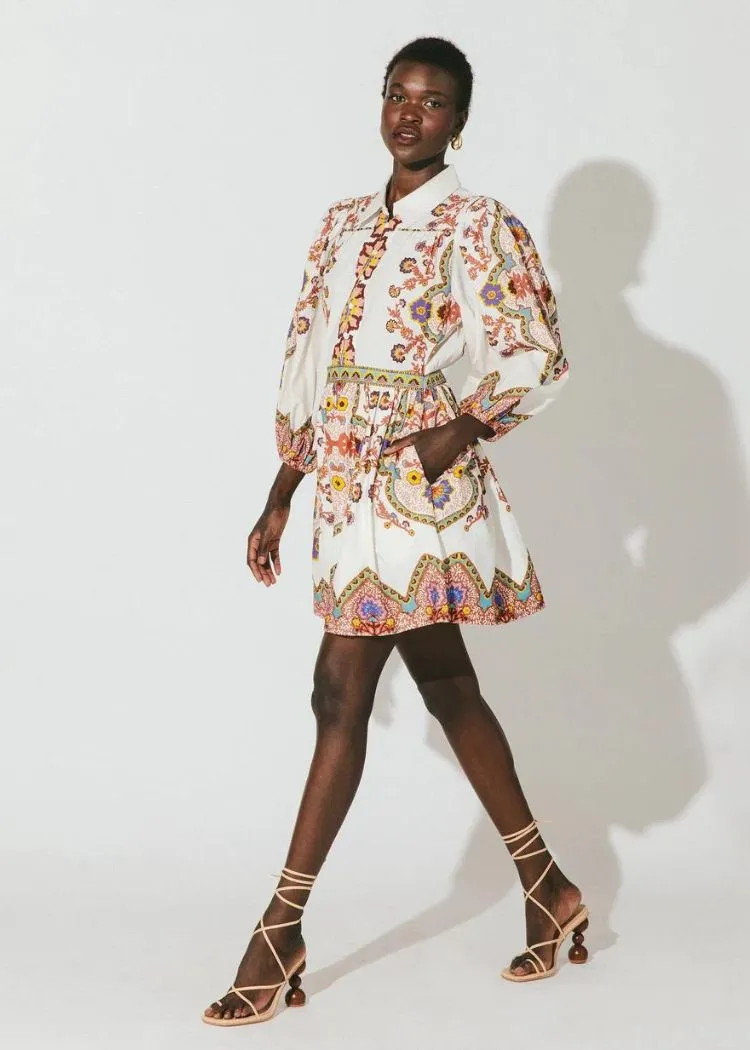 ***FINAL SALE*** Cleobella Leigh Mini Dress - Lagos Print