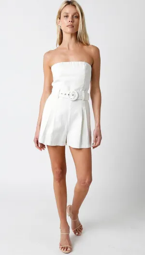 ***FINAL SALE*** Louise Romper- White