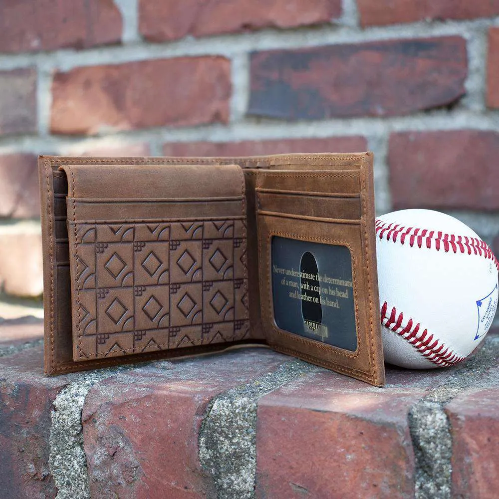 Flag Man Scorebook Bifold Wallet - Glove Leather