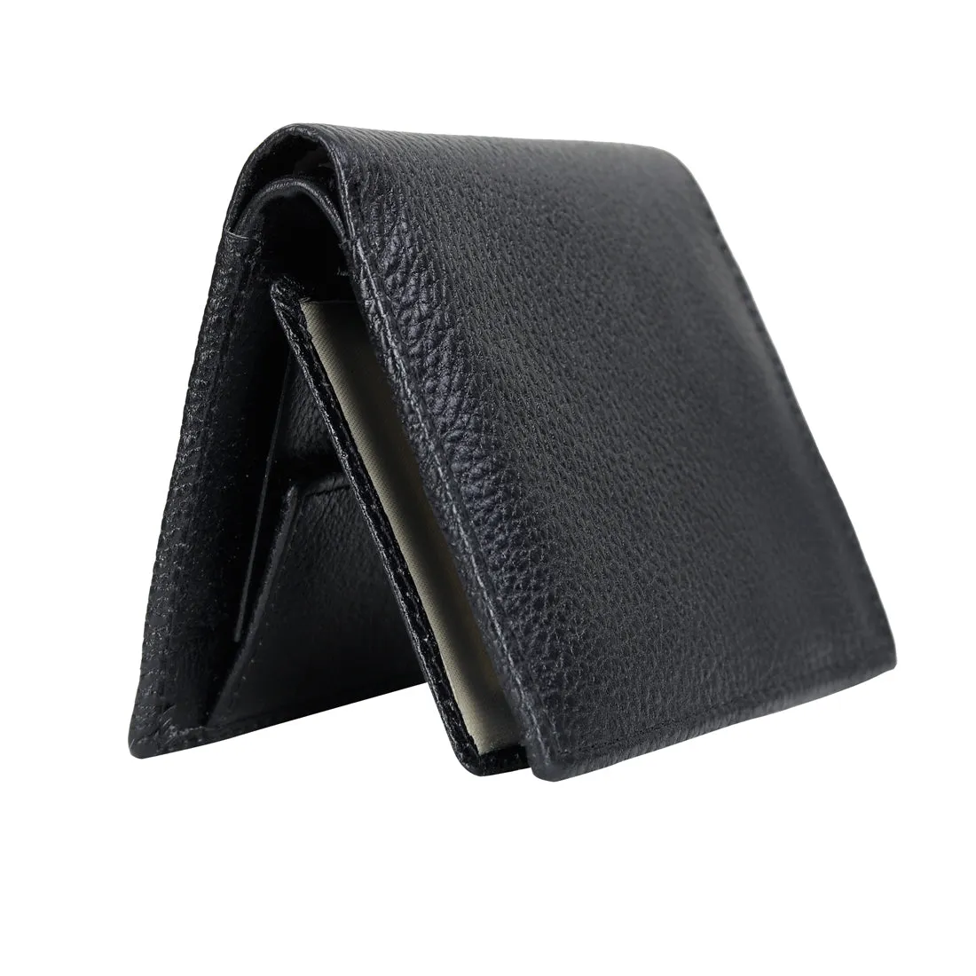 Genuine Gritty Leather Casual Wallet For Men