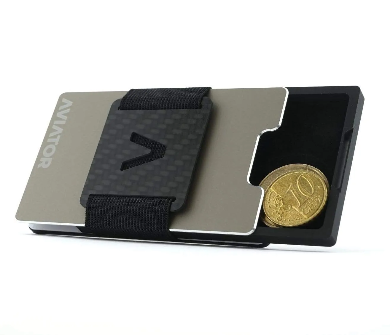 Gunmetal Aluminum Minimalist Wallet