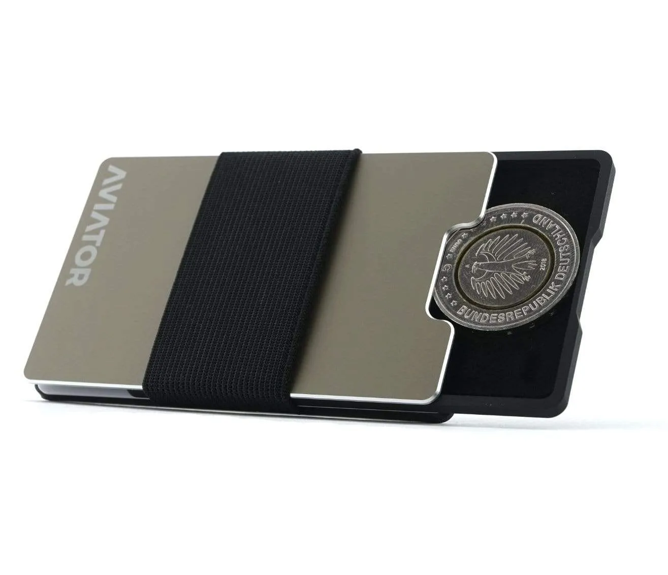 Gunmetal Aluminum Minimalist Wallet