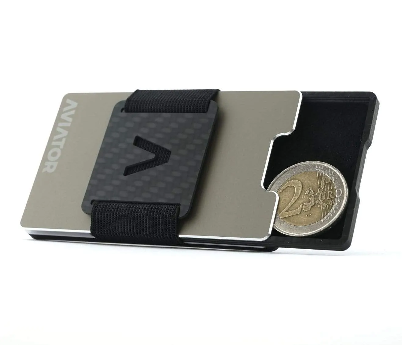 Gunmetal Aluminum Minimalist Wallet