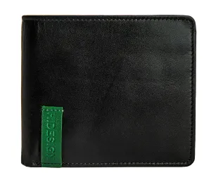 Hidesign Dylan 04 Leather Slim Bifold Wallet Black