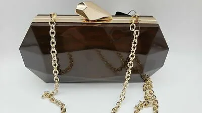 I.N.C. Nichole Lucite Clutch