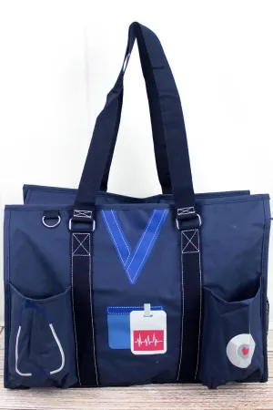 Large Scrub Organizer Utility Tote Bag