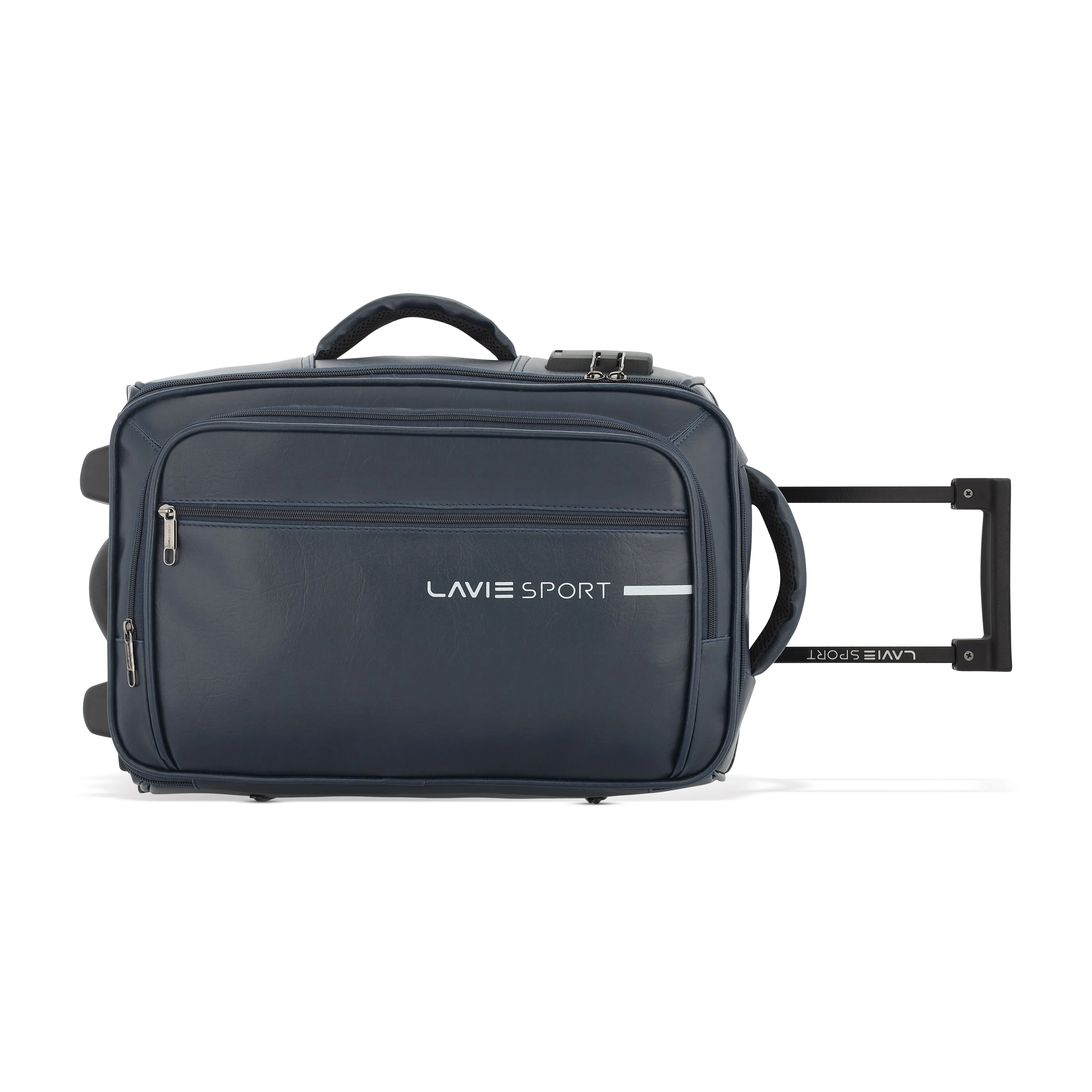 Lavie Sport 45 cms Premium Majestic Pro  Overnighter Laptop Trolley | Duffle Bag Navy