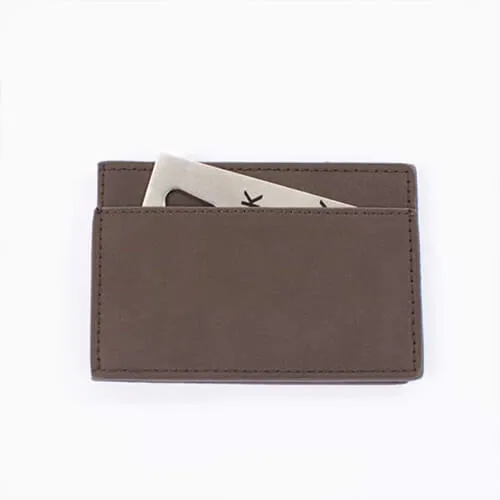 Leather Wallet with Bottle Opener