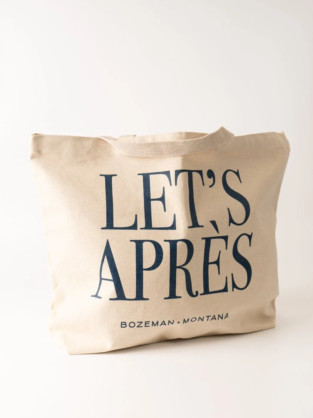 Let's Apres Canvas Tote