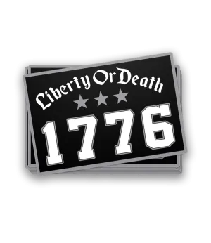 Liberty or Death 1776 Decal