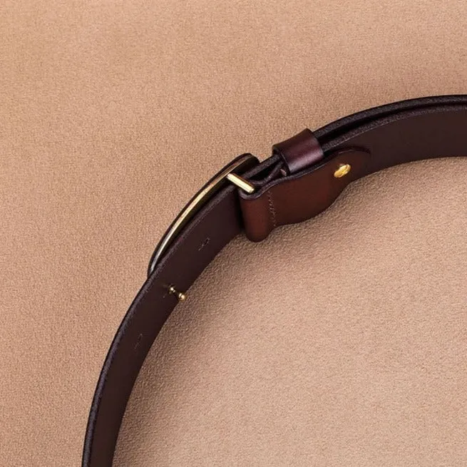 Lioness Chic Exotic Leather Alloy Belt