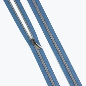 Maya Blue Nylon Coil Zippers