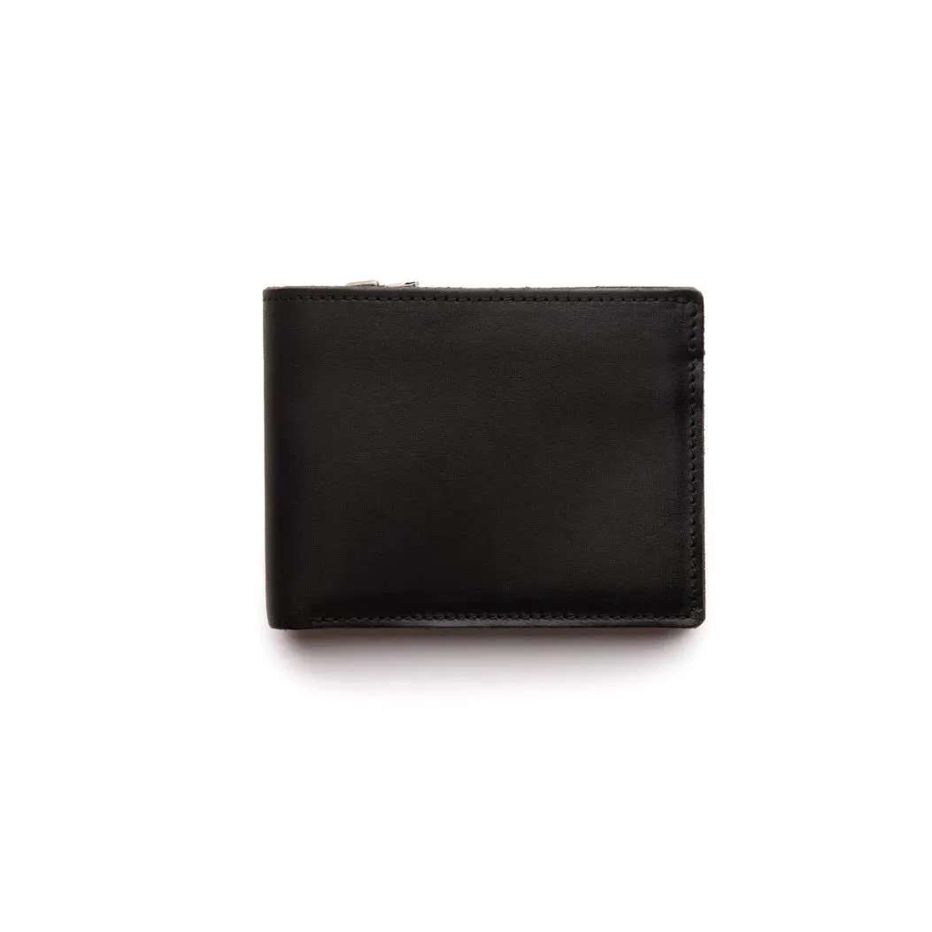 Mens Leather Billy Wallet - Black