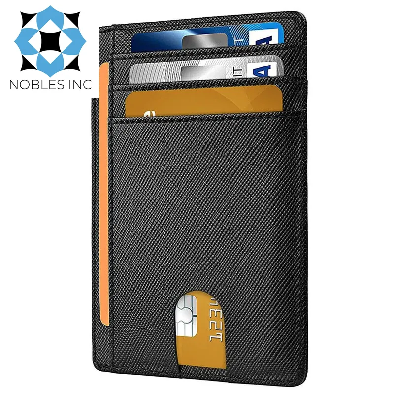 Mens Leather Slim Wallet Credit Card Holder RFID Blocking Pocket ID Money PU USA