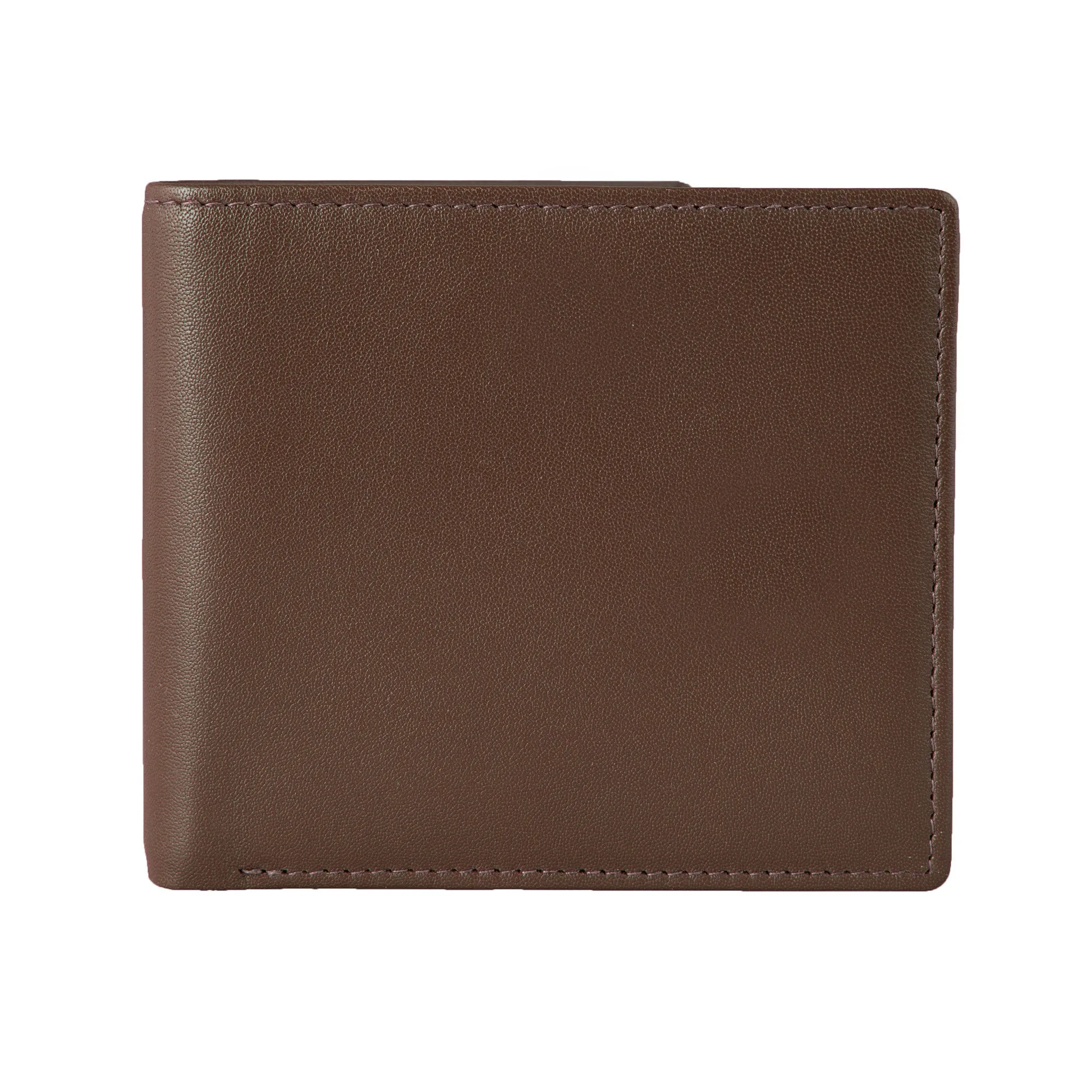 Men's Smooth Nappa Leather Bifold Wallet with RFID Blocking