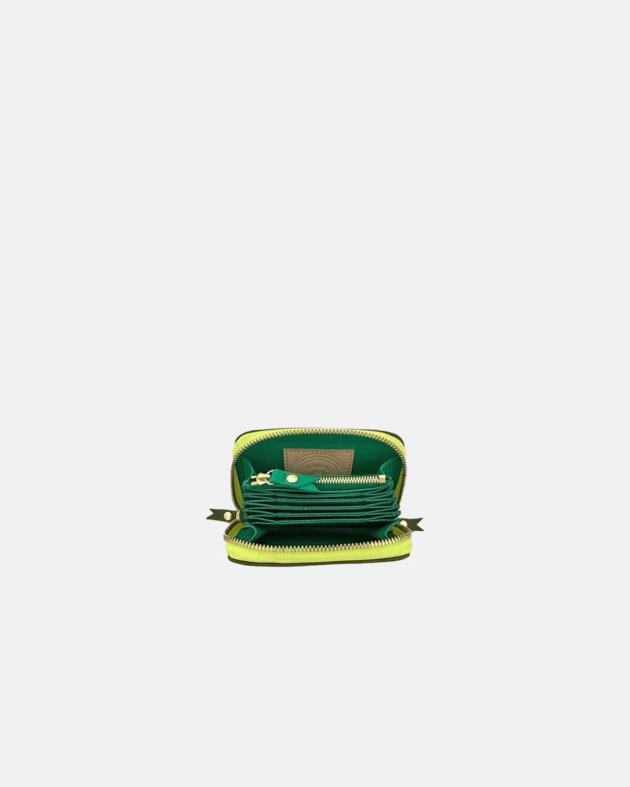 Micro Billet | Loden (Chartreuse Zipper)