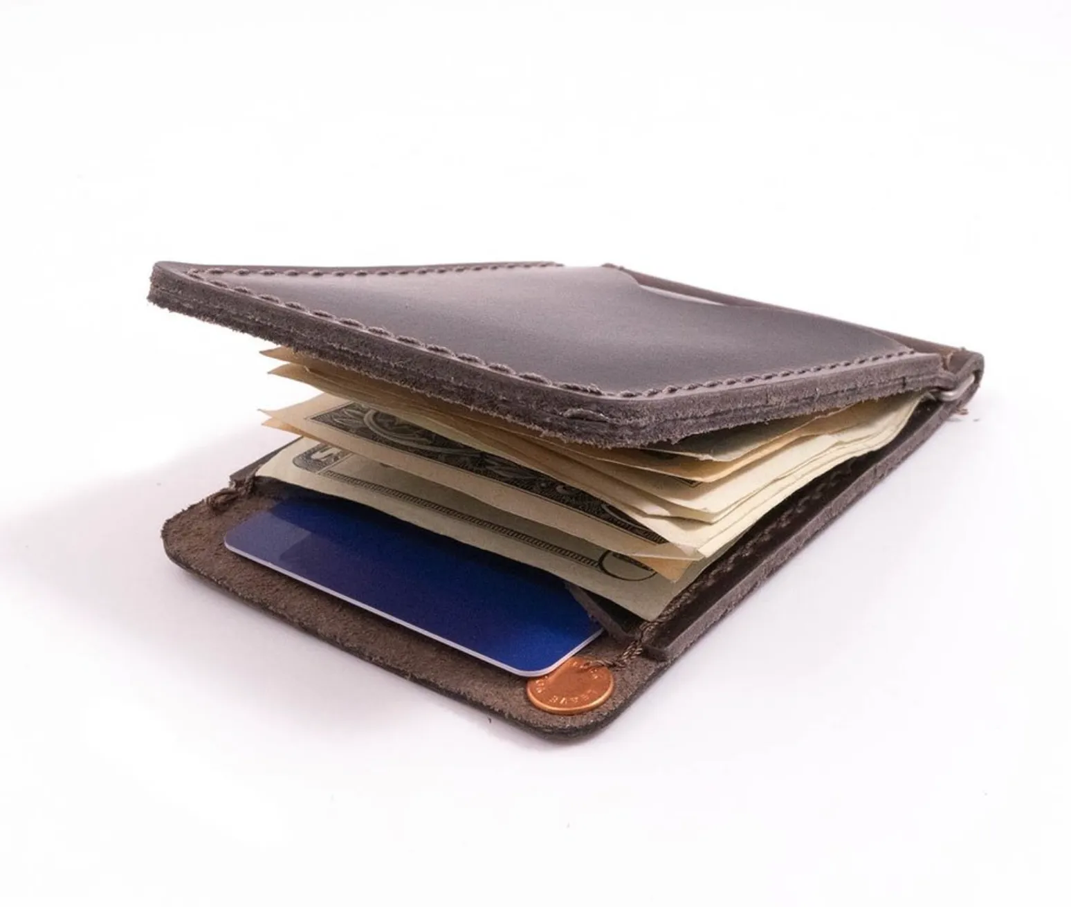 Money Clip Leather Wallet [4 Colors]